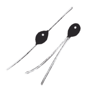 Thermometrics NTC Thermistors | Glass Type B - Glass-Coated Bead